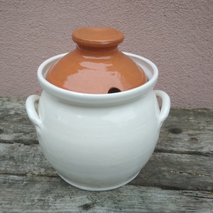 Mézes bödön, csupor, lekváros bödön, minimalista cukortartó -  - Meska.hu