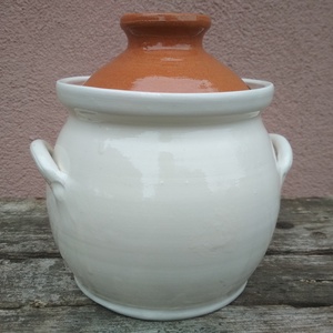 Mézes bödön, csupor, lekváros bödön, minimalista cukortartó -  - Meska.hu