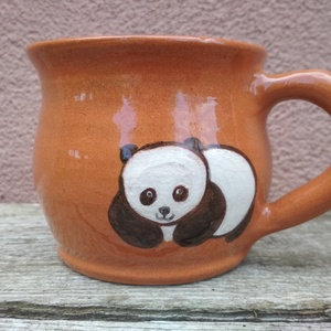 Pandás bögre - otthon & életmód - konyhafelszerelés, tálalás - Meska.hu