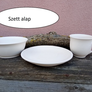 Malackás gyerek étkészlet, 3 darabos szett - otthon & életmód - konyhafelszerelés, tálalás - tálalás - tányér & étkészlet - Meska.hu