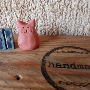 Mini cica figura, DIY (Csináld magad), Egységcsomag, Kerámia, MESKA