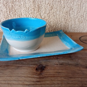 Matcha teás csésze alátéttel - otthon & életmód - konyhafelszerelés, tálalás - tálalás - bögre & csésze - Meska.hu