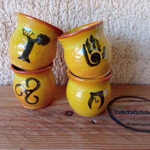 Fantasy felespohár szett Elder Scrolls inspirációval - otthon & életmód - konyhafelszerelés, tálalás - tálalás - pohár - Meska.hu