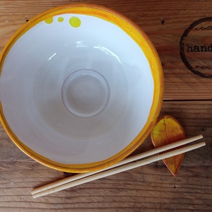 Ramen tálka, japán stílusú leveses tálka, rámen tál - otthon & életmód - konyhafelszerelés, tálalás - tálalás - tányér & étkészlet - Meska.hu