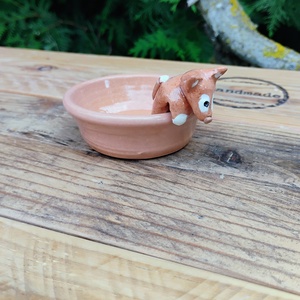 Teafilter tartó figura, róka figura, pohárjelölő - otthon & életmód - konyhafelszerelés, tálalás - tálalás - teás- és kávés pohár, készlet - Meska.hu