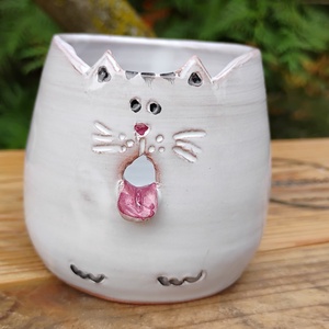 Tojás szétválasztó cica  - otthon & életmód - konyhafelszerelés, tálalás - sütés, főzés - Meska.hu