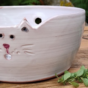 Fűszernövény aprító, levélfosztó tálka - otthon & életmód - konyhafelszerelés, tálalás - konyhai tárolás - fűszertartó - Meska.hu