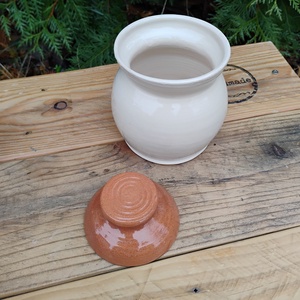 Mézes csupor, lekváros bödön, minimalista cukortartó - otthon & életmód - konyhafelszerelés, tálalás - konyhai tárolás - méz & vajtartó - Meska.hu