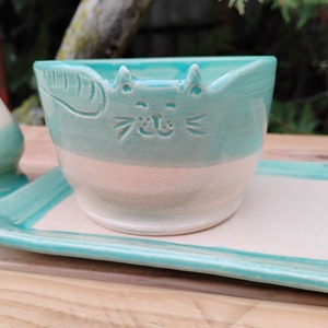 Matcha teás készlet, három részes - otthon & életmód - konyhafelszerelés, tálalás - tálalás - bögre & csésze - Meska.hu