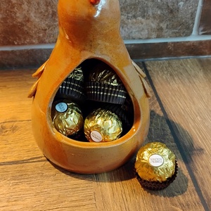 Kerámia tyúk - otthon & életmód - konyhafelszerelés, tálalás - tálalás - kínálótál - Meska.hu