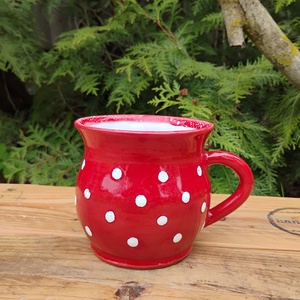 Pöttyös bögre - otthon & életmód - konyhafelszerelés, tálalás - tálalás - bögre & csésze - Meska.hu