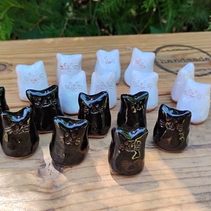 Mini cica figura szett - otthon & életmód - dekoráció - dekoratív figurák és szobrok - Meska.hu