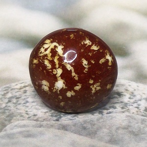 Különleges karamell színű kerámia gyűrű - ékszer - gyűrű - szoliter gyűrű - Meska.hu