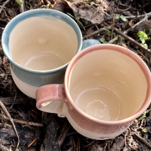 Szivecskés kávéscsésze pár - otthon & életmód - konyhafelszerelés, tálalás - tálalás - tányér & étkészlet - Meska.hu