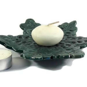 Hópehely mécses tálka, Otthon & Életmód, Gyertya, illat, aroma, Mécses és mécsestartó, Kerámia, MESKA