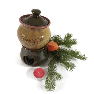 Almasütő - otthon & életmód - konyhafelszerelés, tálalás - konyhai tárolás - méz & vajtartó - Meska.hu