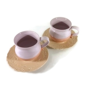 Teásbögrék párban, reggelizős-sütis tálkával - otthon & életmód - konyhafelszerelés, tálalás - konyhai tárolás - tea & kávé tárolás - Meska.hu