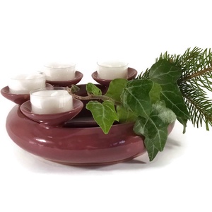adventi koszorú - otthon & életmód - dekoráció - asztal és polc dekoráció - asztaldísz - Meska.hu