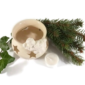 Angyalkás mécses - otthon & életmód - gyertya, illat, aroma - mécses és mécsestartó - Meska.hu