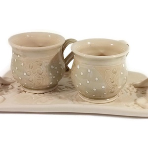 Kávés csésze párban, Otthon & Életmód, Konyhafelszerelés, tálalás, Tálalás, Teás- és kávés pohár, készlet, Kerámia, MESKA