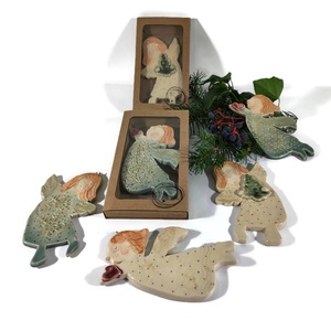 Angyalka  - karácsony - karácsonyi lakásdekoráció - karácsonyfadíszek - Meska.hu