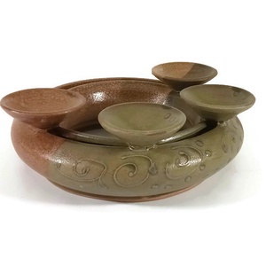 adventi koszorú (antik-bézs) - otthon & életmód - dekoráció - asztal és polc dekoráció - asztaldísz - Meska.hu