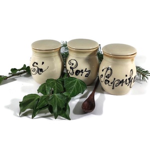 Kicsi fűszertartók, só bors, paprika - Meska.hu