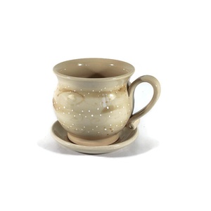 Krémfehér-bézs teás bögre , Otthon & Életmód, Konyhafelszerelés, tálalás, Tálalás, Bögre & Csésze, Kerámia, MESKA