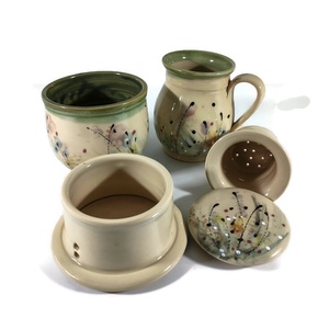 Vajtartó és Bögre - otthon & életmód - konyhafelszerelés, tálalás - konyhai tárolás - méz & vajtartó - Meska.hu