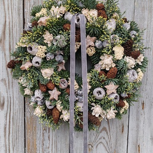 Karácsonyi ajtókopogtató - Meska.hu