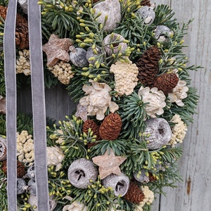 Karácsonyi ajtókopogtató - karácsony - adventi díszek - adventi ajtódísz - Meska.hu