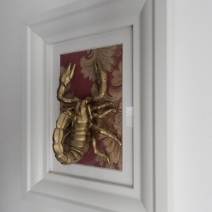 Rovaros dekoráció fali/asztali kép (Skorpió) 20x25x2,5 cm - otthon & életmód - dekoráció - kép & falikép - 3d képek - Meska.hu