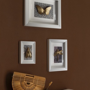 Rovaros dekoráció fali/asztali kép (Szitakötő) 23x28x6 cm - otthon & életmód - dekoráció - kép & falikép - 3d képek - Meska.hu
