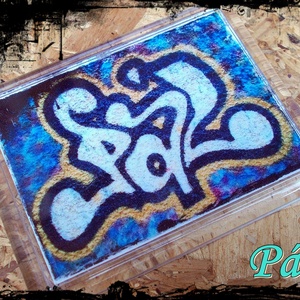 Neves graffitis hűtőmágnes-Pál, Otthon & Életmód, Konyhafelszerelés, tálalás, Konyhai dekoráció, Hűtőmágnes, Festészet, Fotó, grafika, rajz, illusztráció, MESKA