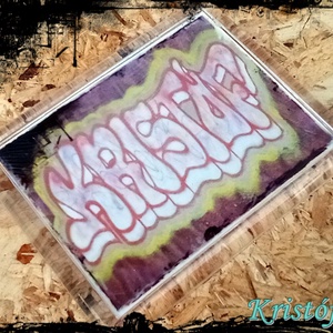 Neves graffitis hűtőmágnes-Kristóf, Otthon & Életmód, Konyhafelszerelés, tálalás, Konyhai dekoráció, Hűtőmágnes, Festészet, Fotó, grafika, rajz, illusztráció, MESKA