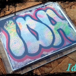 Neves graffitis hűtőmágnes-Ida, Otthon & Életmód, Konyhafelszerelés, tálalás, Konyhai dekoráció, Hűtőmágnes, Festészet, Fotó, grafika, rajz, illusztráció, MESKA