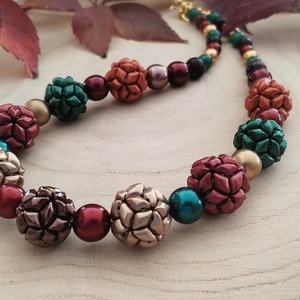Őszi bogyós nyaklánc  - ékszer - nyaklánc - bogyós nyaklánc - Meska.hu Őszi bogyós nyaklánc  - ékszer - nyaklánc - bogyós nyaklánc - Meska.hu