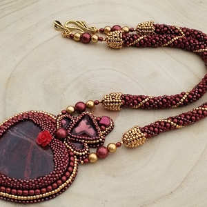 Szerelmi bájital nyakék - ékszer - nyaklánc - statement nyaklánc - Meska.hu