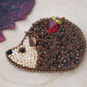 Sün Balázs bross - ékszer - kitűző és bross - Meska.hu