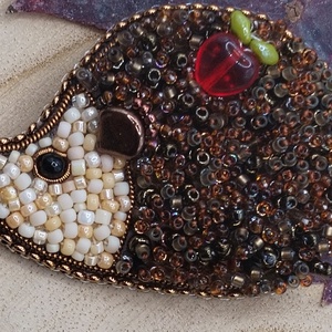 Sün Balázs bross - ékszer - kitűző és bross - Meska.hu