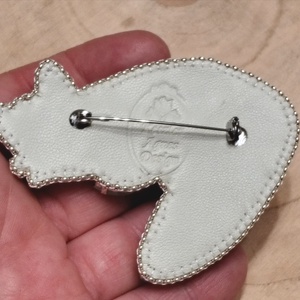 Róka bross - ékszer - kitűző és bross - Meska.hu