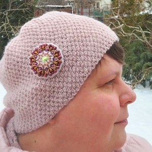 Dália bross  - ékszer - kitűző és bross - Meska.hu