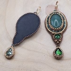 Az erdő mélyén fülbevaló  - ékszer - fülbevaló - lógó fülbevaló - Meska.hu