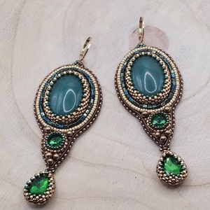 Az erdő mélyén fülbevaló  - ékszer - fülbevaló - lógó fülbevaló - Meska.hu