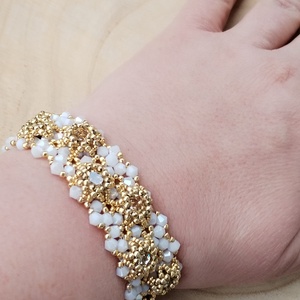 Kaptár karkötő - Meska.hu