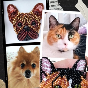 Kisállat bross - Meska.hu