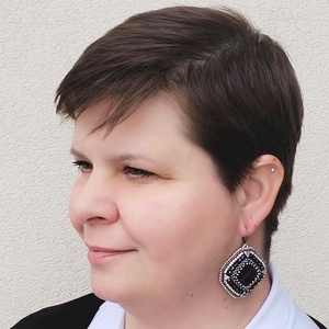 Ametiszt egyiptomi fülbevaló - ékszer - fülbevaló - lógó fülbevaló - Meska.hu