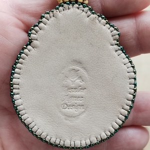 Aventurin kabosonos medál  - ékszer - nyaklánc - medál - Meska.hu