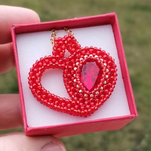 Szív medál  - Meska.hu