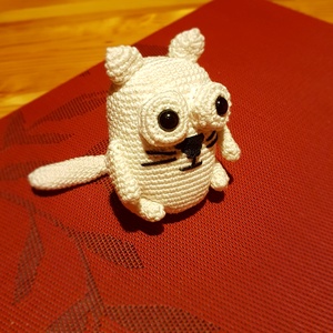 Simon's cat horgolt figura - játék & sport - plüssállat & játékfigura - más figura - Meska.hu